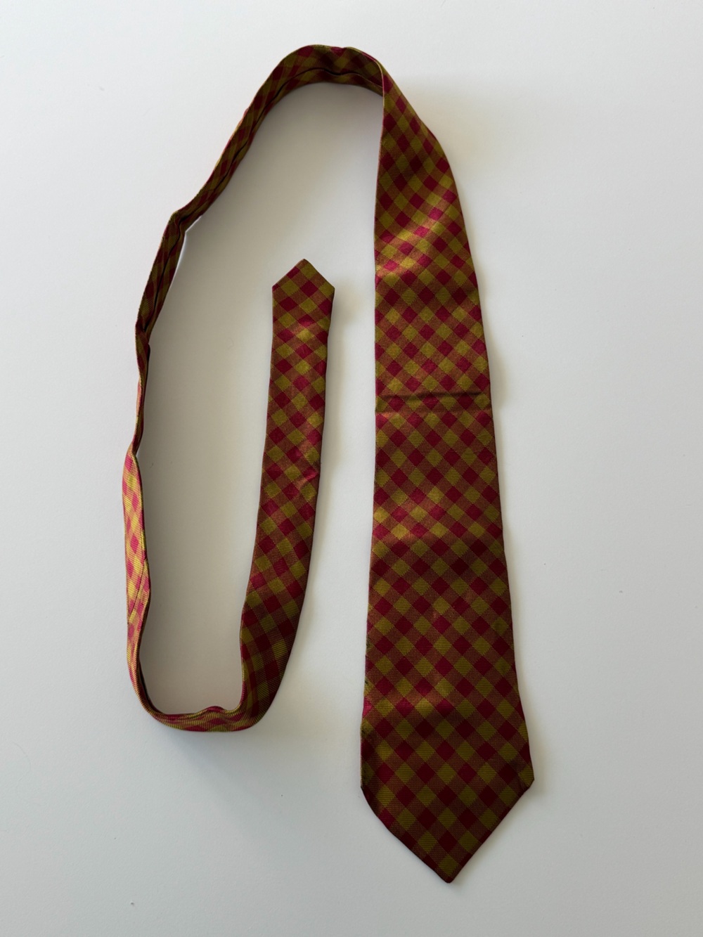 Vintage Sulka 100% Silk Made in France Geometric Tie
